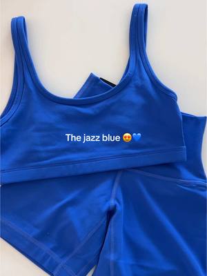 A post by @marisimxo on TikTok caption: Aritzias Jazz blue reatockkk finallyyyyyy 😍💙🦋🔵 #aritzia #aritziahaul #tna 