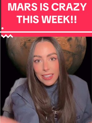 A post by @astro_alexandra on TikTok caption: The planet Mars is going to be doing some WEIRD stuff this week 👀 #space #nasa #astronomy #solarsystem 