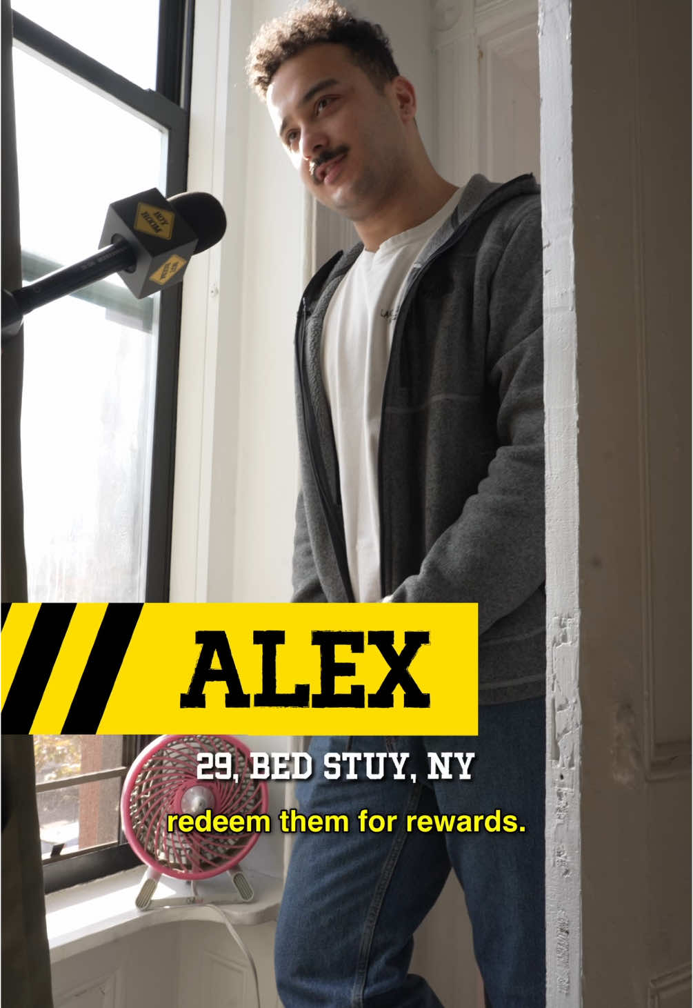 A post by @boyroomshow on TikTok caption: Alex, 29, Bed-Stuy, NY  Welcome to Boy Room, the show where we investigate boy rooms and FIX THEM. Today Rachel Coster visits Alex, a bar back in Bed-Stuy who has great bones for a beautiful apartment, but for some reason stays living like Pig Pen. A show by @Gymnasium  hosted by @rachelcoster_ @prime    #messy #comedy #nyc #renovation #roommakeover #boyroom  #gymnasium
