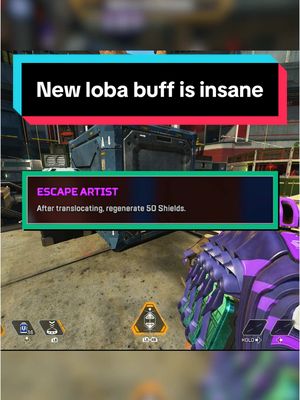 A post by @callmegriff.yt on TikTok caption: New loba buff is actually so broken chief 😂 #apexlegends #apexseason23 #apexlegendsfunny #gaming #callmegriff 