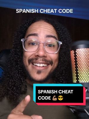 A post by @blacklingual on TikTok caption: Learn Spanish fast with some easy Spanish hacks 💪🏽 #blacklingual #spanishcheatcode #learnspanishfast #spanishhacks #spanishtutor #spanishtutoring #learnspanish #learningspanish #everydayspanish 