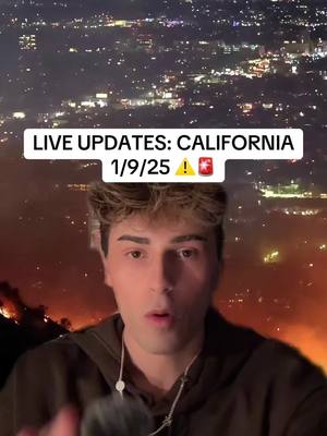 A post by @niickjackson on TikTok caption: 1/9/25 latest updates from california but in 60 seconds! #news #niickjackson #greenscreen #california 