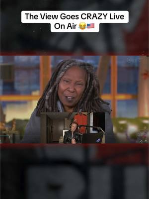 A post by @buzz.shock on TikTok caption: The View Goes CRAZY Live On Air #donaldtrump #kamalaharris #usa🇺🇸 