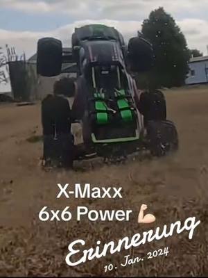 A post by @harrysmonstergarage on TikTok caption: #erinnerung #traxxas #6x6truck #hmgharrysmonstergarage #jspartsshop #modelbaumetz #fyp #tuning #🇩🇪 #rccar #rcracing #rcfun #traxxasxmaxx #xmaxx #3d 