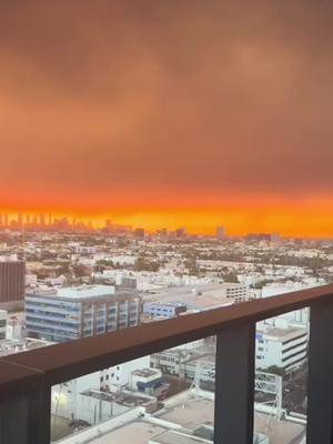 A post by @daily_storykz on TikTok caption: #лосанджелес #losangeles #wildfire #2025 