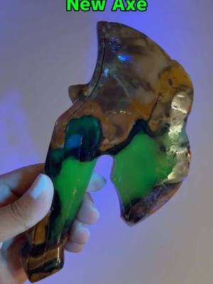 A post by @fadkeys_crystal on TikTok caption: New axe#crystal #crystals #fadkeys #axe 