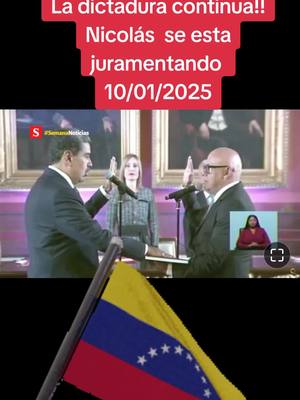 A post by @sheik_pleyades on TikTok caption: #venezuela #venezuela🇻🇪 Nicolás se está juramentado hoy 10/01/2025