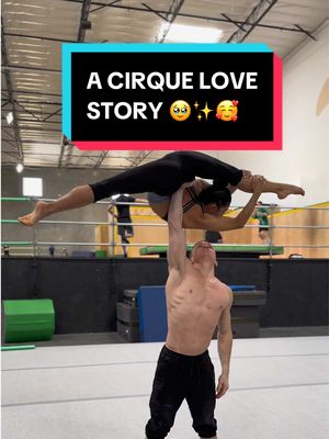 A post by @cirquedusoleil on TikTok caption: who’s cutting the onions? 😭🥹  we can’t get enough of @Holland & Sienna 💓 #acrobatics #circus #BookTok 👀