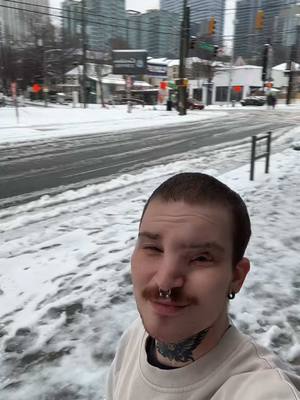 A post by @bennettsandefur on TikTok caption: This is wild #snow #fyp #atlanta 