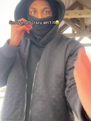 A post by @nationwidezav on TikTok caption: Imma Florida boy fr, ts crazy😂🏂 #nationwidezav #snowday #atlsnow 