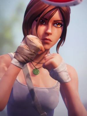 A post by @v2fever on TikTok caption: have you ever played tomb raider?                        code v2fever in fortnite itemshop