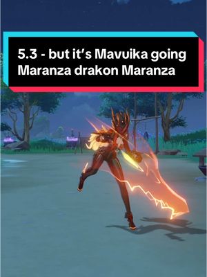 A post by @razorsfury on TikTok caption: Mavuika’s glitch allowing her to get an invisible bike oh she’s saving Natlan #genshin #GenshinImpact #StandWithMavuika #genshinclip #BornToMakeIt @djlafuente 