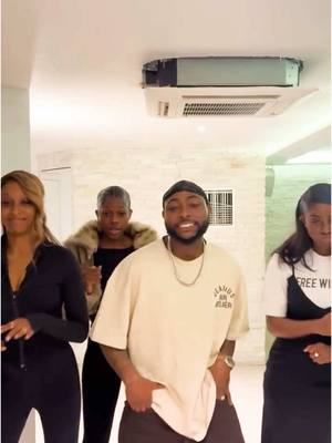 A post by @davido on TikTok caption: Awuke going strong into 2025!! Keep tagging me in your videos 🔥