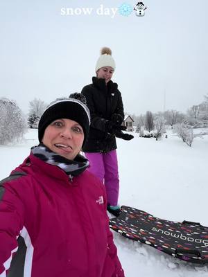 A post by @brooklyngreaser on TikTok caption: fun snow day at home❄️❄️ 