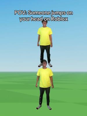 A post by @roblox on TikTok caption: Some stand on business, others stand on their friend’s head. @willyandgaming