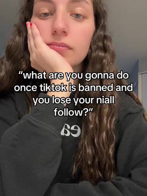 A post by @rachelisntfunny on TikTok caption: I’ve chosen to be in deNIALL and this is not happening thx love you bestie @Niall Horan #niallhoran #theshow #tslot #niall #niallhoranvids #nialler #theshowliveontour #tiktokban #byebyetiktok #fyp 