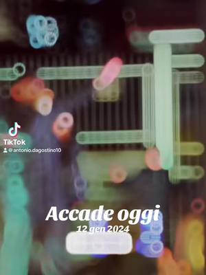 A post by @asmusic46 on TikTok caption: #accadeoggi 