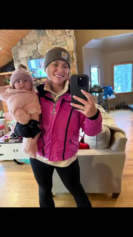 A post by @justbeinjordan_ on TikTok caption: ❄️ day!!!  #snowstorm #snowday #momsoftiktok #momlife #winter #snow 