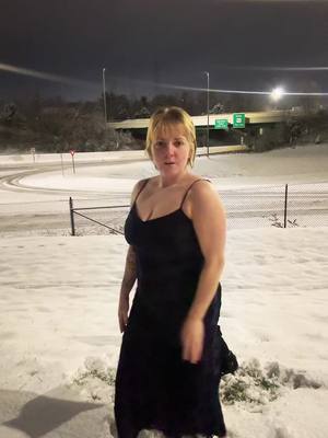 A post by @allsmilesgrace on TikTok caption: of course there was a blooper! she missed the timing and i turned around and she NAILED me in the face with snow! accidentally 🤣🤣🤣 #snow #fyp #letitgo #frozen #snowball 