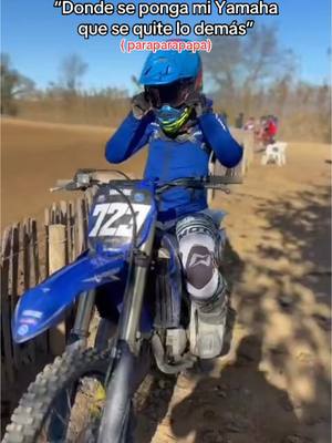 A post by @aressalas2323 on TikTok caption: #parati #fyp #mx #yamaha #yz125 #azul #723 