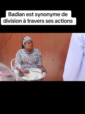 A post by @djokofilm on TikTok caption: Badian est synonyme de division à travers ses actions