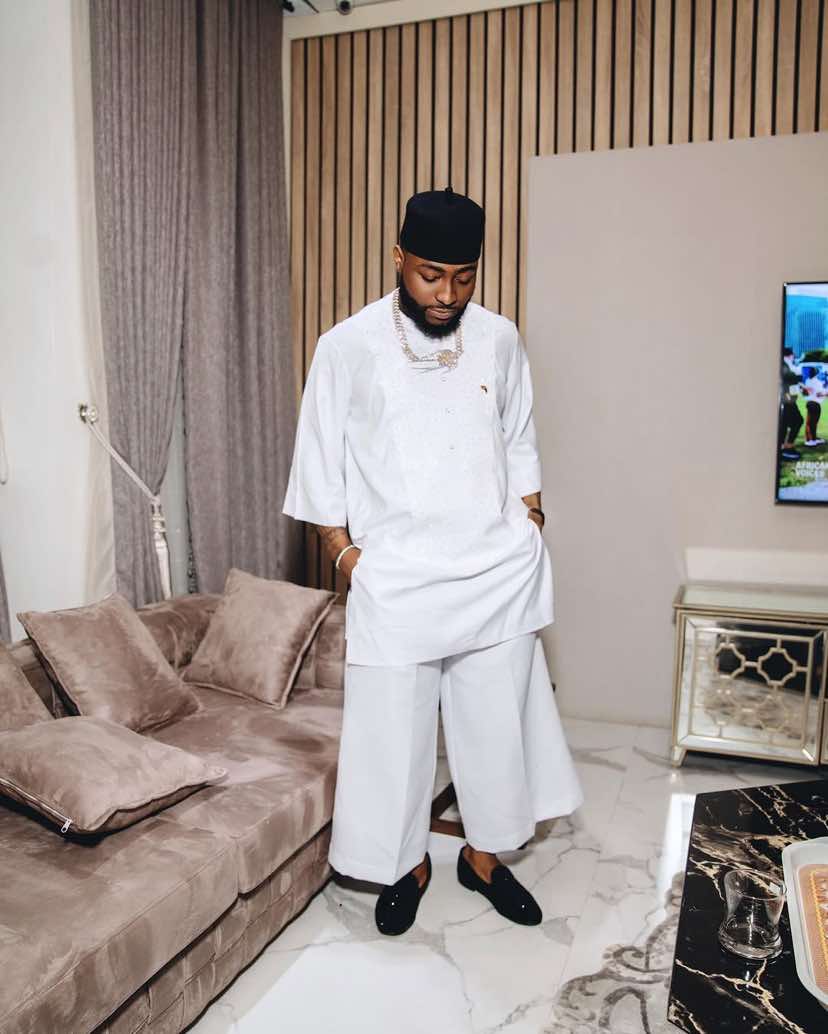A post by @davido on TikTok caption: 5️⃣ is the symbol of Grace ❤️🌎 …