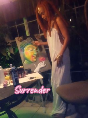 A post by @sabastionmuwasi on TikTok caption: #Art #peace #goddess #light 