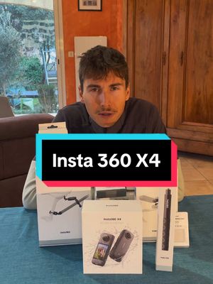 A post by @leo.bartoletti_ on TikTok caption: Voici la toute dernière @insta360_official  X4 🤩 Let’s go filmer dans tous les angles possibles, même à là 3e personne et sans drone 🙃 #insta360 #insta360x4 #unboxing 