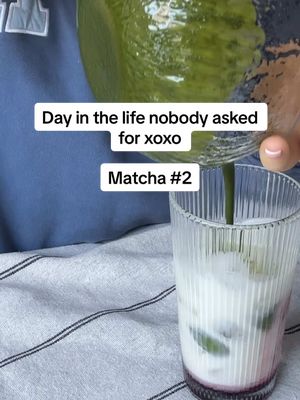 A post by @sophieclarewhite on TikTok caption: Day in the life nobody asked for xoxo making matcha 🫐🍵 #matcha #icedmatcha #blueberrymatcha #blueberrymatchalatte #blueberrymatchaathome #matchatea #icedmatchalattetutorial 