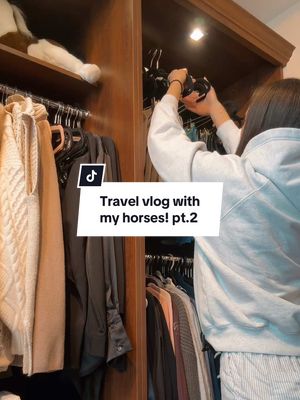 A post by @juliana.villella on TikTok caption: #fyp #equestrian #horse #travelvlog 