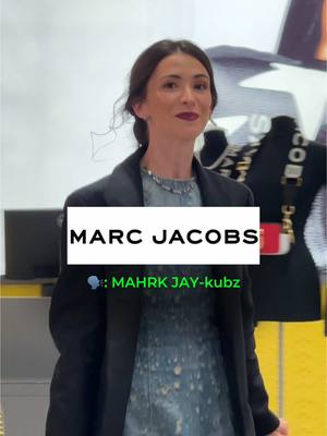 A post by @linguamarina on TikTok caption: How to pronounce American brand names correctly 🇺🇸  #usa #marcjacobs #thenorthface #rayban #bananarepublic #alo