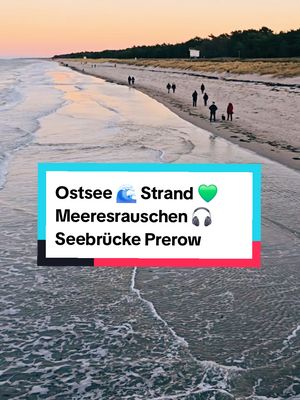 A post by @thedarkknight3210 on TikTok caption: Meeresrauschen am Strand der Ostsee 🌊 auf der Seebrücke Prerow auf dem Darß 💚 #meeresrauschen #seebrücke #prerow #seebrückeprerow 