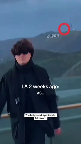 A post by @thehasankaplan on TikTok caption: how sad🥺 #hollywood #la #fire 