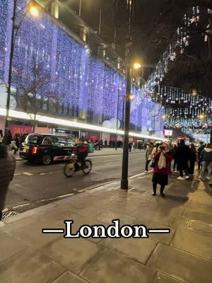 A post by @my_vlogs_in_london on TikTok caption: #oxfordstreet #اوكسفورد_ستريت #عراقيه_في_لندن #عراقيه_في_لندن #بريطانيا🇬🇧 #foryoupage❤️❤️ 