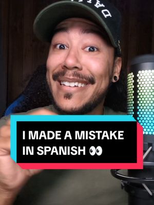 A post by @blacklingual on TikTok caption: Respuesta a @cieloaristy Muchas gracias mi pana 🤜🏽🤛🏽 Remember y'all, we're not trying to be perfect. We're trying to be UNDERSTOOD and improve as we go 💯 Don't be afraid to make mistakes as you're learning Spanish because like ANYTHING new you do in life, you will absolutely make mistakes and that's okay! CELEBRATE your mistakes and keep it pushing. #blacklingual #spanishmistakes #spanishlesson #learnspanish #spanishtutor #spanishteacher #spanish101 #spanishlearner 