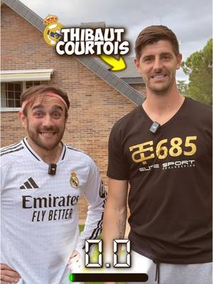 A post by @futcrunch on TikTok caption: Who’s stronger @Thibaut Courtois or @Celine Dept? 🤔@ELITE SPORT official 