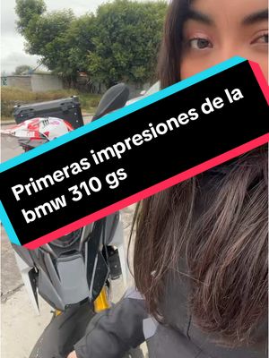 A post by @kokorideroficial on TikTok caption: Me canso de las manitas 🤣 #koko #korider #bikergirl #chicabiker #aprendiendoentiktok #aprendeamanejarmoto #miprimerviajeenmoto #bmw #gs310 