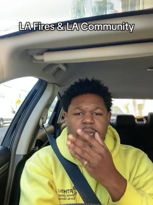 A post by @justcamhayden on TikTok caption: LA fires and the community of the people of this city 