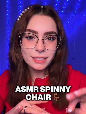 A post by @celainesasmr on TikTok caption: ASMR SPINNY CHAIR ✨ ASMR trigger by @FruityPatchouli 🥹✨ #fyp #fypシ #ASMR #fastasmr #asmrsounds #asmrvideo #asmr_tingles #asmrroleplay #sleepasmr #relax #sleep #asmrtiktoks #asmrtriggers 