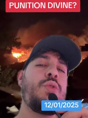 A post by @rorotv_actu1 on TikTok caption: Les incendies (feux) à Los Angeles sont ils une punition divine?  #us #war #islamic_video 