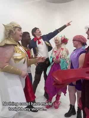 A post by @dragonimaginator on TikTok caption: When Scorpia just shows up to the meeting during season 5 is so funny. I love that she just pops in and is like, I am apart of this now!  . Characters : She-Ra - myself  Catra - @I did a thing  Glimmer - @Ryn :3  Perfuma - @rainbownat  Seahawk - @Jyngus  IP - She-Ra and the Princesses of Power  . . . #shera #sheracosplay #adora #adoracosplay #scropia #scropiacosplay #perfuma #perfumacosplay #glimmer #glimmercosplay #seahawk #seawhawkcosplay #bow #bowcosplay #animated #animatedshow #sheraandtheprincessesofpower #sheraandtheprincessesofpowercosplay #cosplaymasquerade #masqueradecosplay 