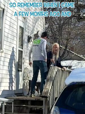 A post by @sbmowing on TikTok caption: Beth's GoFundMe is linked on my profile! #SBMowing #neighbors #helpingothers #elderly #accessibility #gofundme #donations