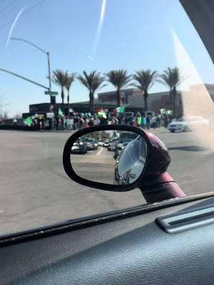 A post by @sadiesrxx on TikTok caption: Fresno📍pura RAZA!!! #fresno #protest #ice #2025