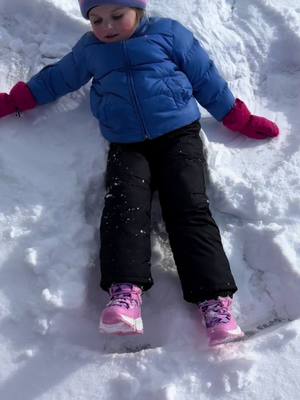 A post by @meetthemaxwells on TikTok caption: Our Snow days here in KY #snow #snowday #toddlersoftiktok #evelynkay #2025 #frozen #cold #fun 