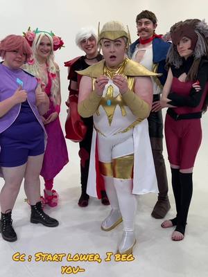 A post by @dragonimaginator on TikTok caption: How many baby cosplayers are you going to work with for making a group cosplay to put into a masquerade contest?  I certainly choose way too many but it was so much fun!  . Characters : She-Ra - Me  Catra - @I did a thing  Glimmer - @Ryn :3  Perfuma - @rainbownat  Seahawk - @Jyngus  Scorpia  IP - She-Ra and the Princesses of Power  . . . #shera #sheracosplay #adora #adoracosplay #animated #animatedshow #sheraandtheprincessesofpower #sheraandtheprincessesofpowercosplay #masqueradecosplay #cosplayers #cosplaymasquerade 