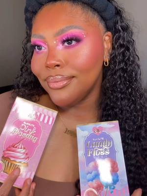 A post by @glamlite on TikTok caption: @Serena Nicole 🪷 is absolutely stunning in our VIRAL new Dessert Lip Kits, rocking Pink frosting and Candy floss two of the six gorgeous shades! 🍰✨ And the best part? They’re back in stock and ready for you to grab before they’re gone again! 🤭