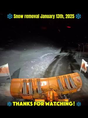 A post by @snow.removal5 on TikTok caption: Snow removal January 13th 2025 #snow #removal  