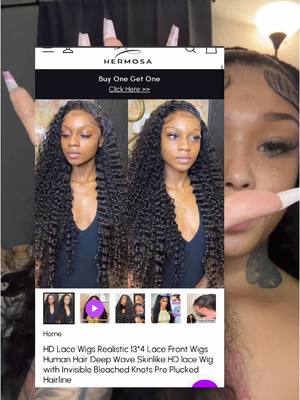 A post by @kslime66 on TikTok caption: @hermosahairofficial  LINK IN BIO 💕 #hermosahair#wigs #wiginfluencer #fyp #wiginstall #wiginfluencer