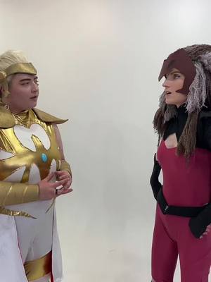 A post by @dragonimaginator on TikTok caption: Just when Scorpia just lets you into the super secret, super evil, secret evil base!  . Characters : She-Ra, Catra, Scorpia IP - She-Ra and the Princesses of Power  . . . #shera #sheracosplay #adora #adoracosplay #scropia #scropiacosplay #catra #catracosplay #animated #animatedshow #sheraandtheprincessesofpower #sheraandtheprincessesofpowercosplay #masqueradecosplay #cosplayers 