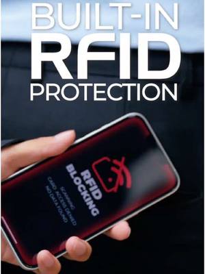 A post by @lorzorwallet on TikTok caption: Easy to carry, hard to steal. RFID protection for your security. #lorzor #lorzorwallet 